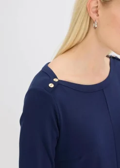 Damen bonprix Kleider|Jerseykleid aus bequemen Punto di Roma