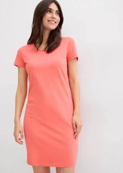 Damen bonprix Kleider|Basics|Jerseykleid aus Bio-Baumwolle mit Stretch