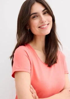 Damen bonprix Kleider|Basics|Jerseykleid aus Bio-Baumwolle mit Stretch