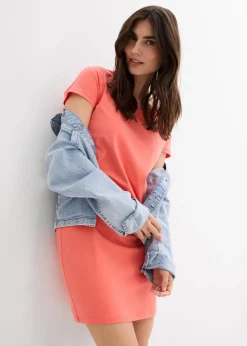 Damen bonprix Kleider|Basics|Jerseykleid aus Bio-Baumwolle mit Stretch