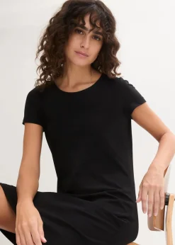 Outlet Jerseykleid aus Bio-Baumwolle mit Stretch Damen Bekleidung·Röcke|Bekleidung·Pullover & Strickjacken