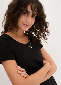 Outlet Jerseykleid aus Bio-Baumwolle mit Stretch Damen Bekleidung·Röcke|Bekleidung·Pullover & Strickjacken