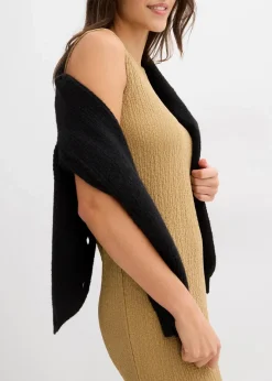 Sale Jerseykleid aus Borkencrepe Damen Bekleidung·Pullover & Strickjacken|Kleider