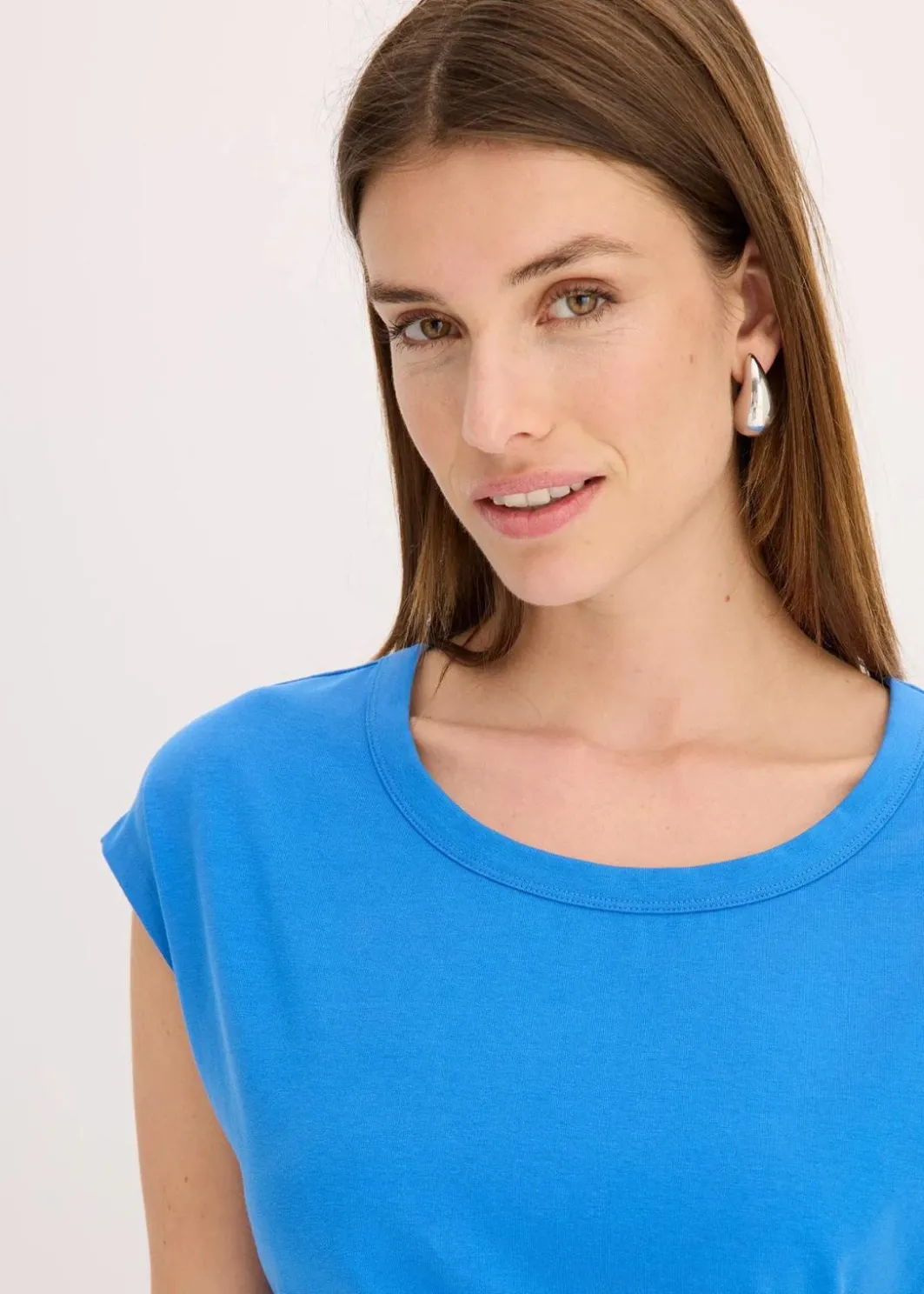 Damen bonprix Bekleidung·Pullover & Strickjacken|Kleider|Jerseykleid aus elastischem Baumwoll-Mix
