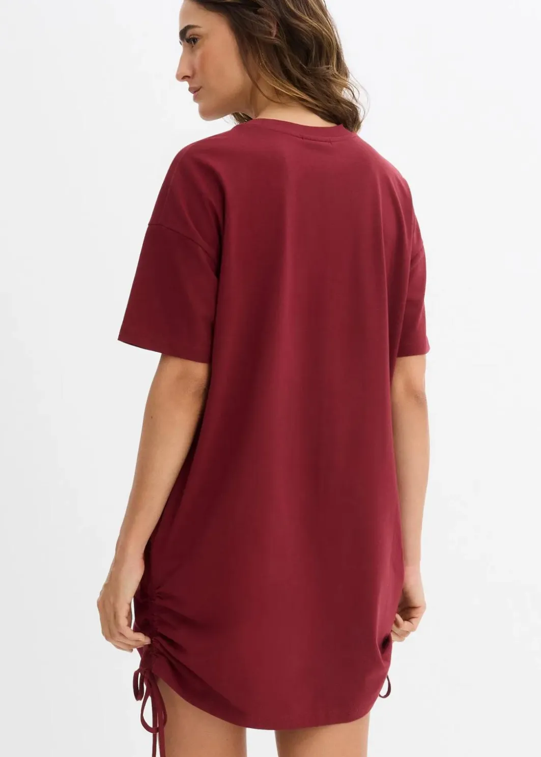 Outlet Jerseykleid aus elastischem Baumwoll-Mix Damen Bekleidung·Pullover & Strickjacken|Nachhaltigere Materialien