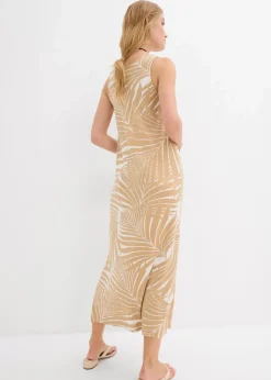 Clearance Jerseykleid aus fließendem Viskose-Mix Damen Bekleidung·Pullover & Strickjacken|Kleider