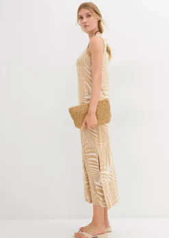 Clearance Jerseykleid aus fließendem Viskose-Mix Damen Bekleidung·Pullover & Strickjacken|Kleider