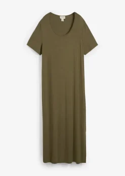 Damen bonprix Nachhaltigere Materialien|Kleider|Jerseykleid aus fließendem Viskose-Mix