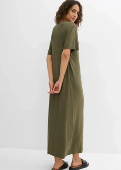 Damen bonprix Nachhaltigere Materialien|Kleider|Jerseykleid aus fließendem Viskose-Mix