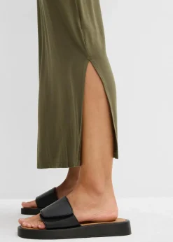 Damen bonprix Nachhaltigere Materialien|Kleider|Jerseykleid aus fließendem Viskose-Mix