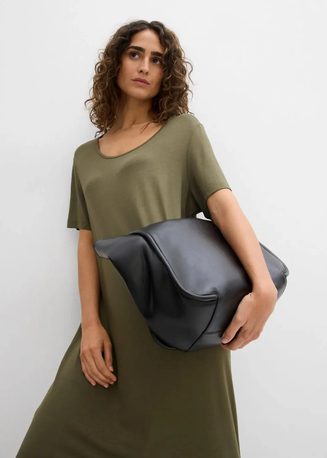 Damen bonprix Nachhaltigere Materialien|Kleider|Jerseykleid aus fließendem Viskose-Mix