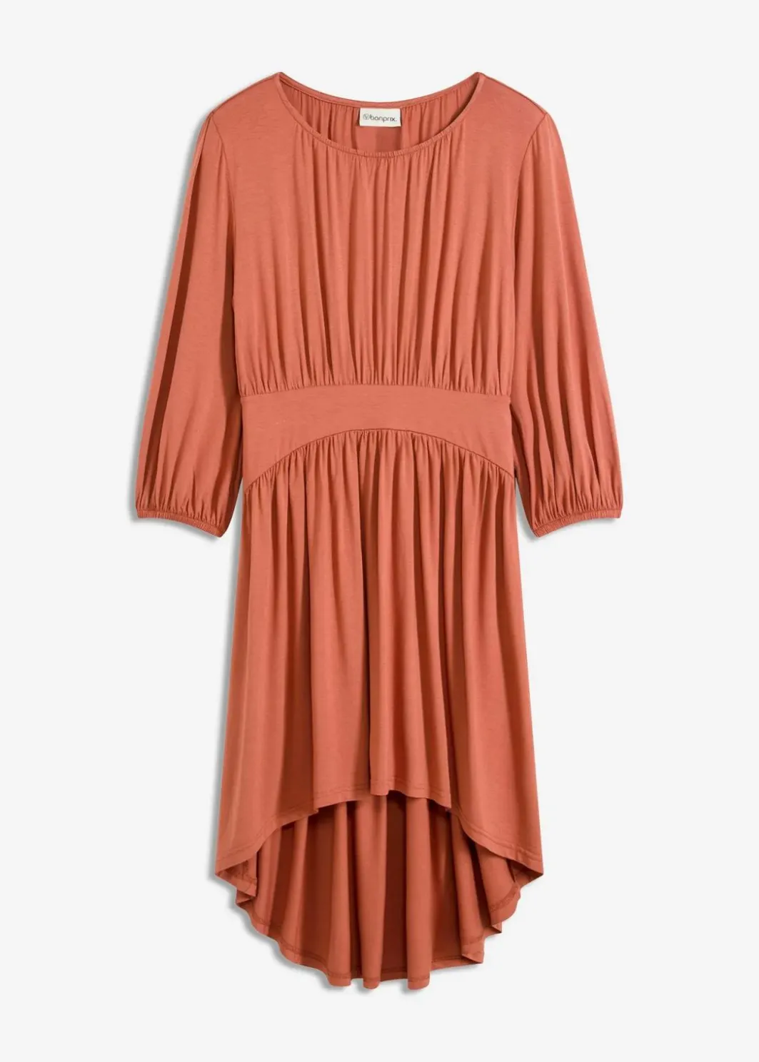 New Jerseykleid aus fließendem Viskose-Mix Damen Kleider|Bekleidung·Pullover & Strickjacken