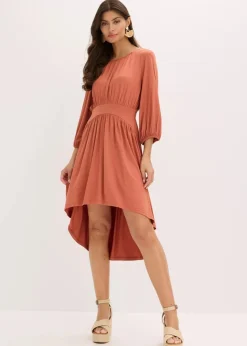 New Jerseykleid aus fließendem Viskose-Mix Damen Kleider|Bekleidung·Pullover & Strickjacken