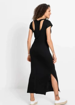 Clearance Jerseykleid aus fließendem Viskose-Elasthan-Mix Damen Kurzgrößen|Bekleidung·Pullover & Strickjacken
