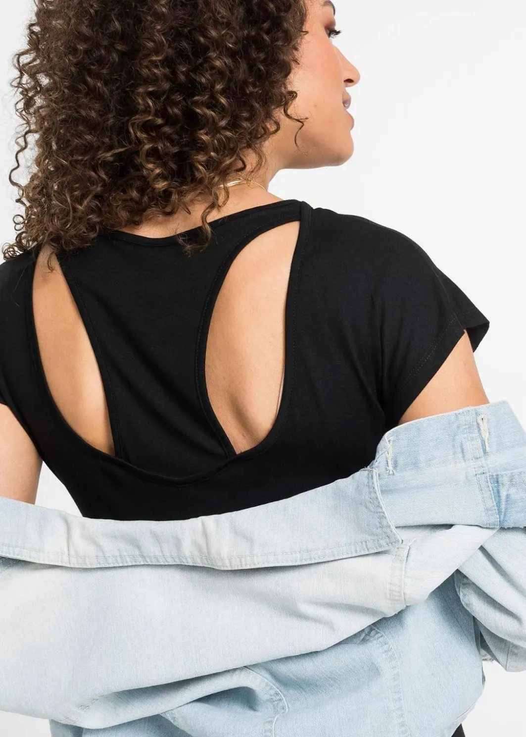 Clearance Jerseykleid aus fließendem Viskose-Elasthan-Mix Damen Kurzgrößen|Bekleidung·Pullover & Strickjacken