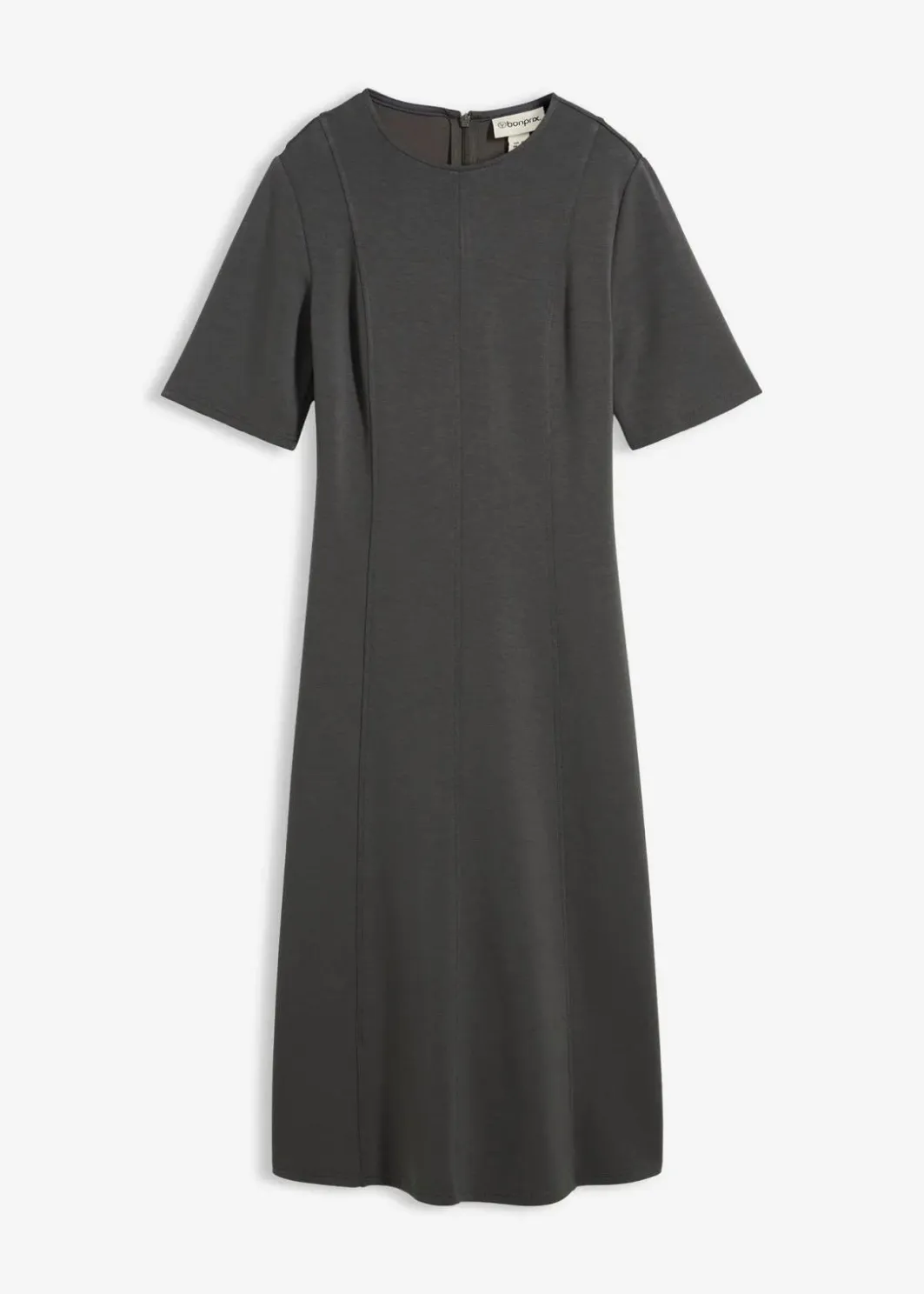 Discount Jerseykleid aus fließendem Viskose-Mix Damen Bekleidung·Pullover & Strickjacken|Kleider
