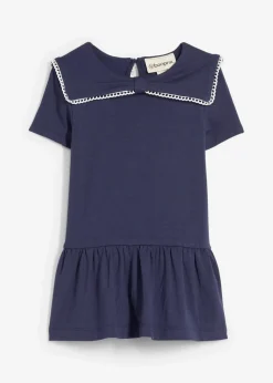Outlet Jerseykleid aus fließender Viskose Kinder Overalls & Sets