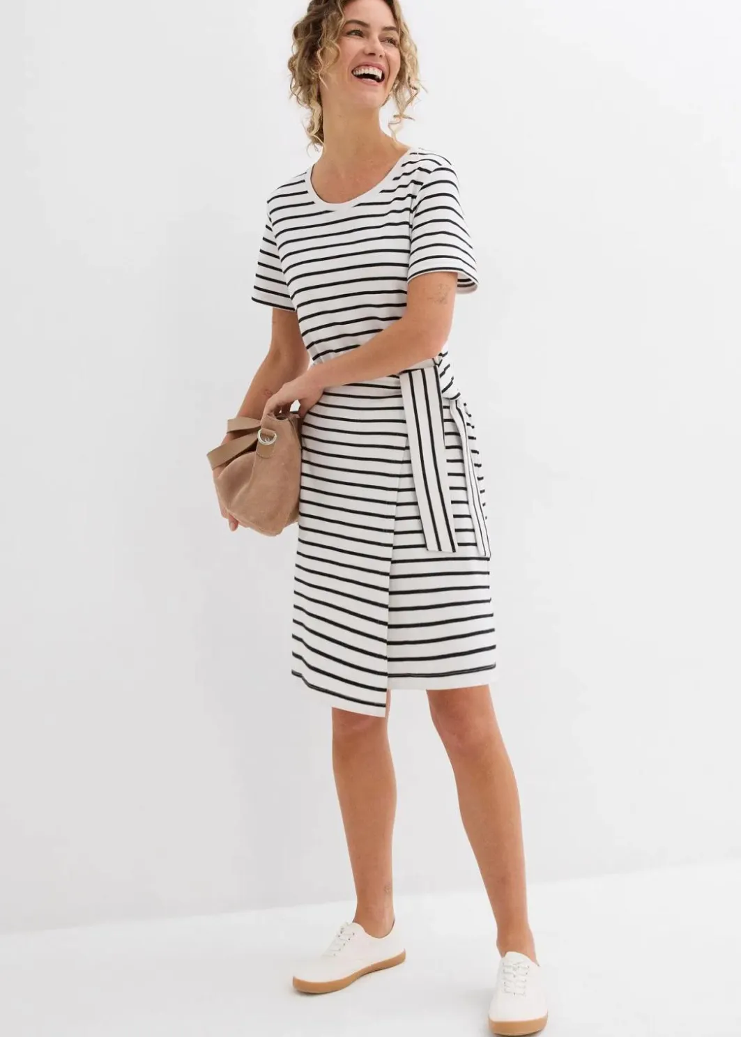 Hot Jerseykleid aus reiner Baumwolle Damen Nachhaltigere Materialien|Kleider
