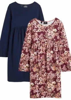 New Jerseykleid aus reiner Baumwolle (2er Pack) Kinder Mädchen 9-16 Jahre·Mehrfachpacks|Mädchen 9-16 Jahre·Kleider & Jumpsuits