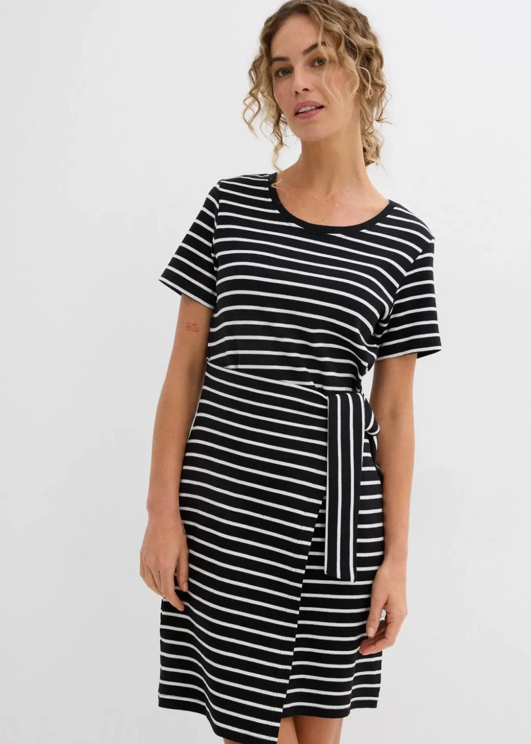 Jerseykleid aus reiner Baumwolle Damen Bekleidung·Pullover & Strickjacken|Kleider