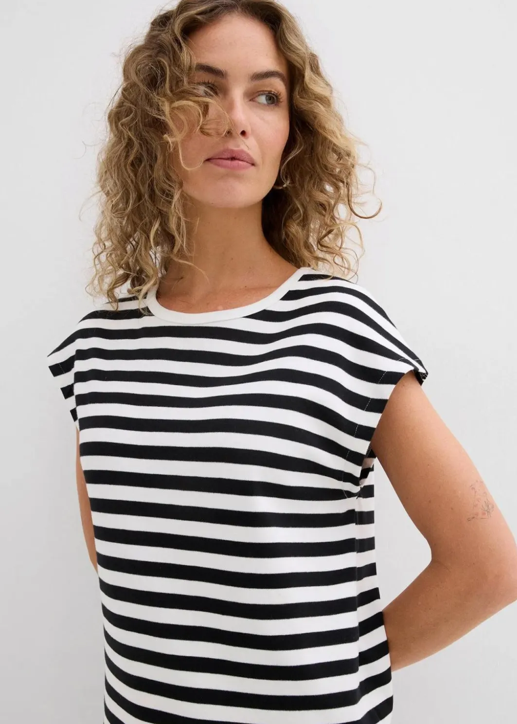Damen bonprix Nachhaltigere Materialien|Kleider|Jerseykleid aus reiner Baumwolle