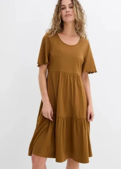 New Jerseykleid aus reiner Baumwolle Damen Nachhaltigere Materialien|Kleider