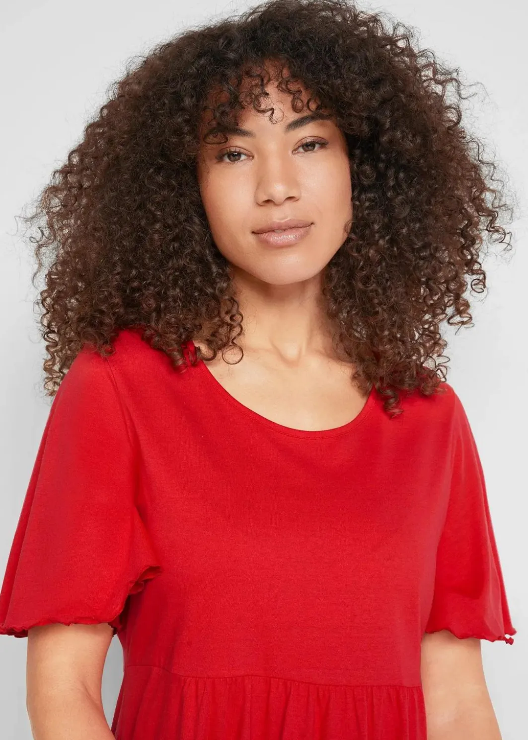 Damen bonprix Nachhaltigere Materialien|Kleider|Jerseykleid aus reiner Baumwolle