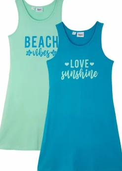 Clearance Jerseykleid aus reiner Bio-Baumwolle (2er Pack) Kinder Mädchen 9-16 Jahre·Mehrfachpacks|Mädchen 9-16 Jahre·Kleider & Jumpsuits