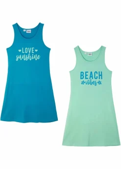 Clearance Jerseykleid aus reiner Bio-Baumwolle (2er Pack) Kinder Mädchen 9-16 Jahre·Mehrfachpacks|Mädchen 9-16 Jahre·Kleider & Jumpsuits