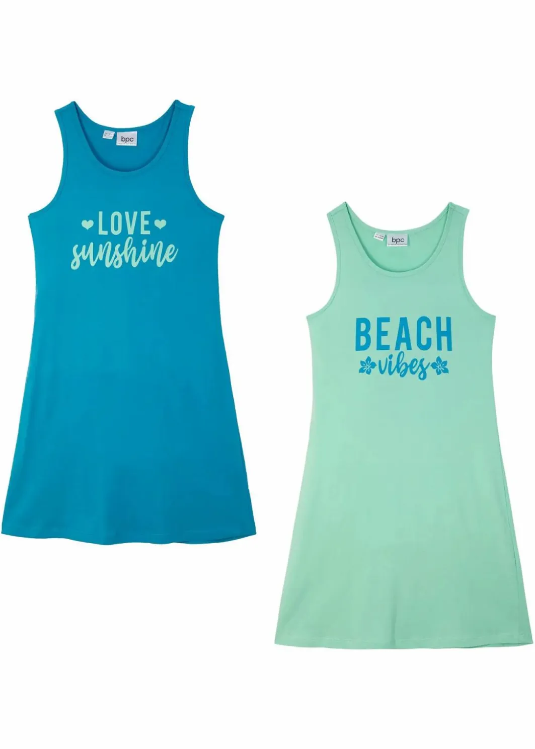 Clearance Jerseykleid aus reiner Bio-Baumwolle (2er Pack) Kinder Mädchen 9-16 Jahre·Mehrfachpacks|Mädchen 9-16 Jahre·Kleider & Jumpsuits