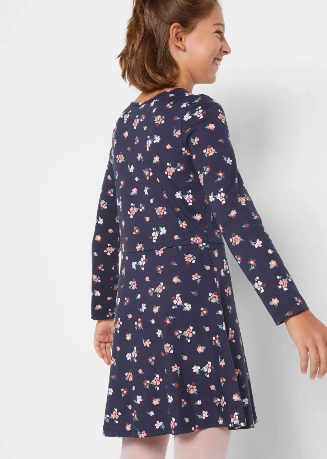 Kinder bonprix Mädchen 9-16 Jahre·Mehrfachpacks|Mädchen 9-16 Jahre·Kleider & Jumpsuits|Jerseykleid aus reiner Bio-Baumwolle (2er-Pack)