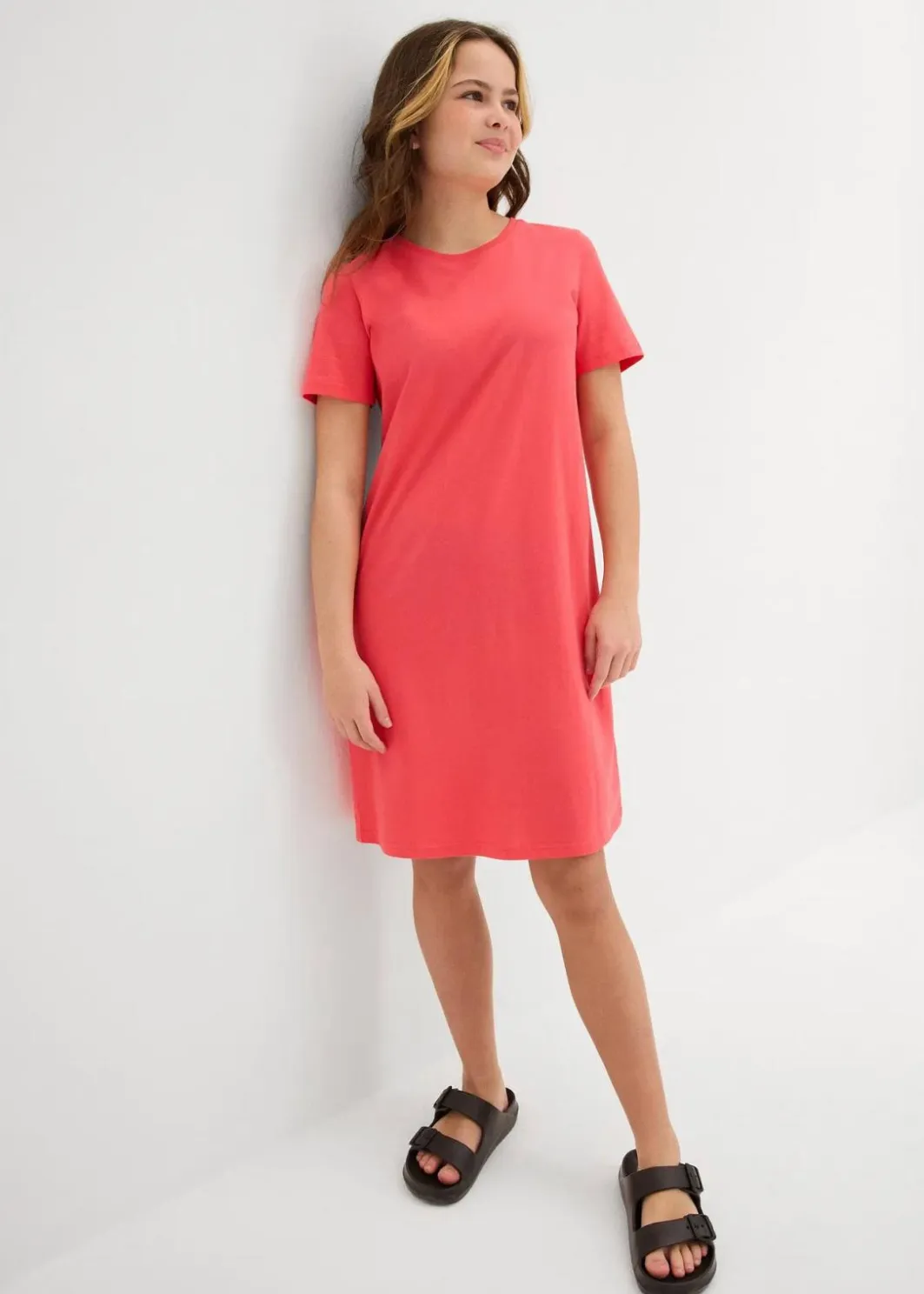 Discount Jerseykleid aus reiner Bio-Baumwolle Kinder Mädchen 2-8 Jahre·Nachhaltigere Materialien|Mädchen 9-16 Jahre·Nachhaltigere Materialien