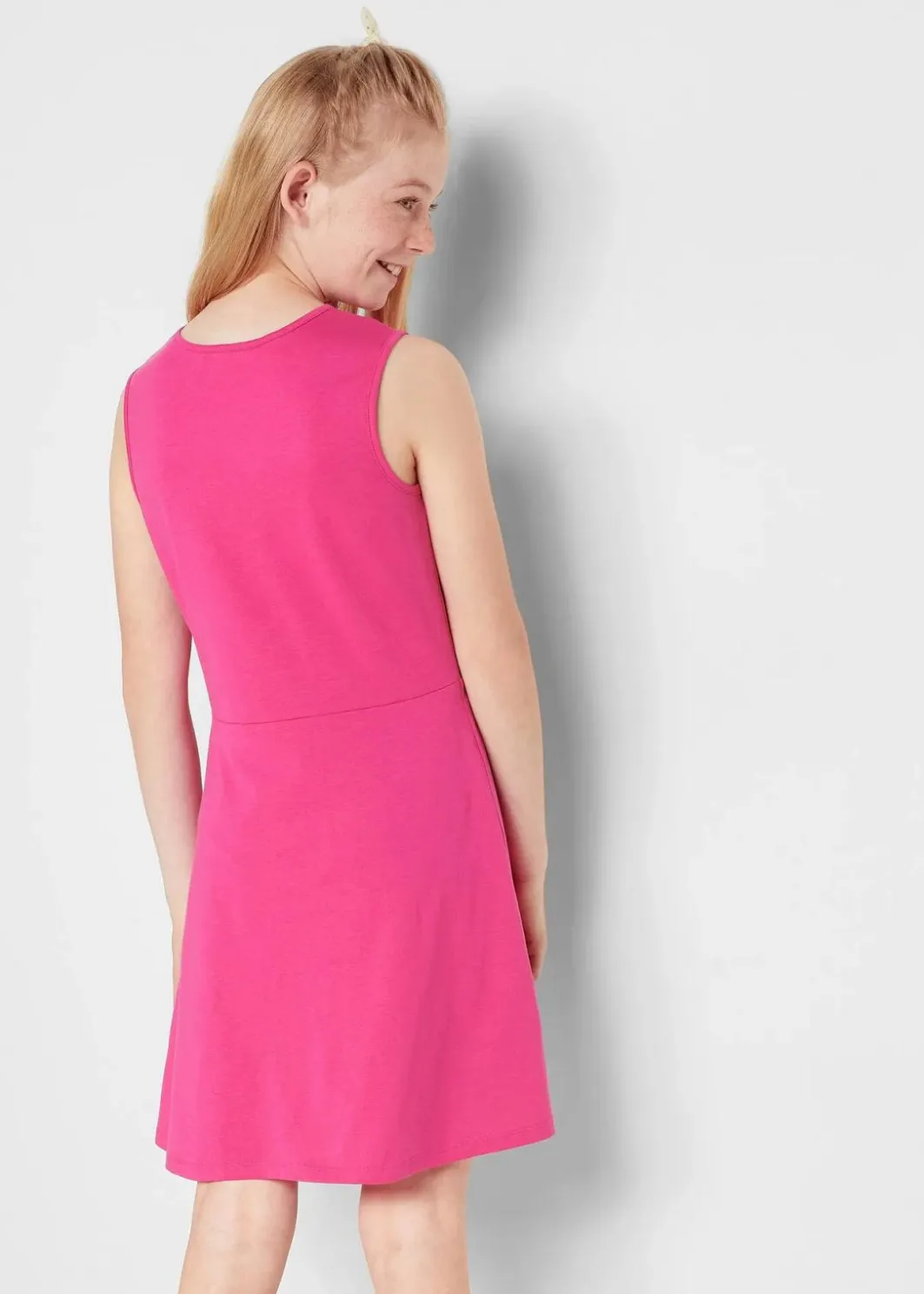 Kinder bonprix Mädchen 2-8 Jahre·Nachhaltigere Materialien|Mädchen 9-16 Jahre·Nachhaltigere Materialien|Jerseykleid aus reiner Bio-Baumwolle (3er Pack)