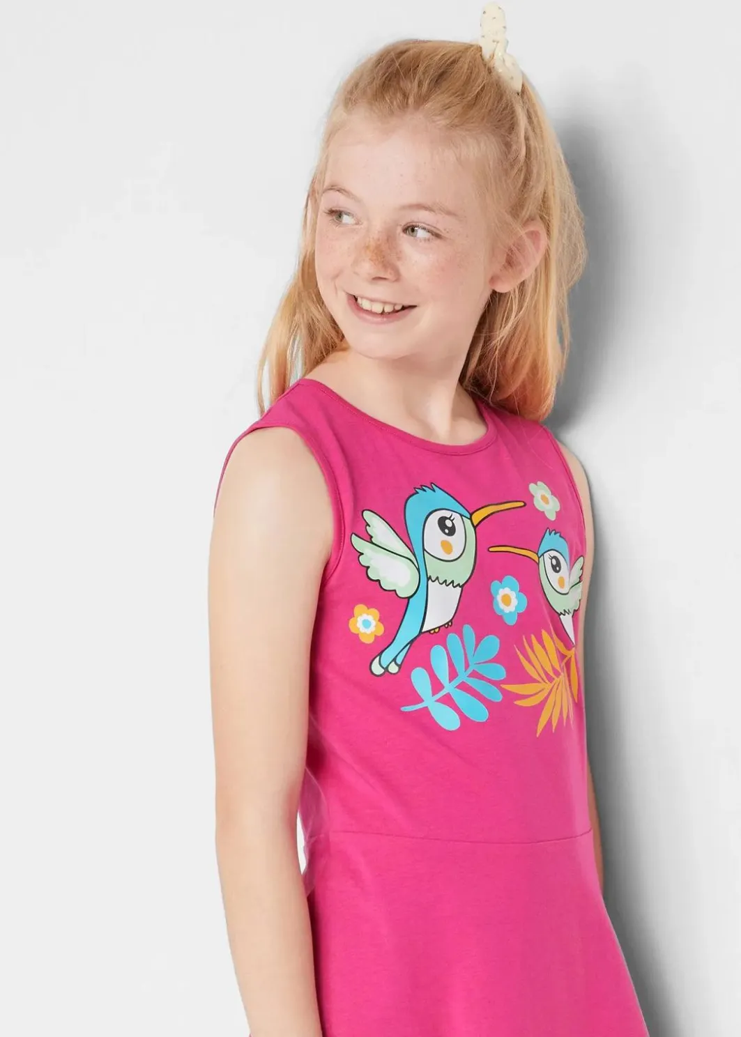 Kinder bonprix Mädchen 2-8 Jahre·Nachhaltigere Materialien|Mädchen 9-16 Jahre·Nachhaltigere Materialien|Jerseykleid aus reiner Bio-Baumwolle (3er Pack)