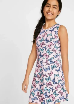 Outlet Jerseykleid aus reiner Bio-Baumwolle Kinder Mädchen 9-16 Jahre·Kleider & Jumpsuits|Mädchen 2-8 Jahre·Nachhaltigere Materialien