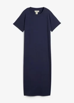 Damen bonprix Basics|Kleider|Jerseykleid aus reiner Bio-Baumwolle