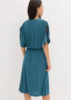 Damen bonprix Kleider|Bekleidung·Pullover & Strickjacken|Jerseykleid aus softem Modal-Mix