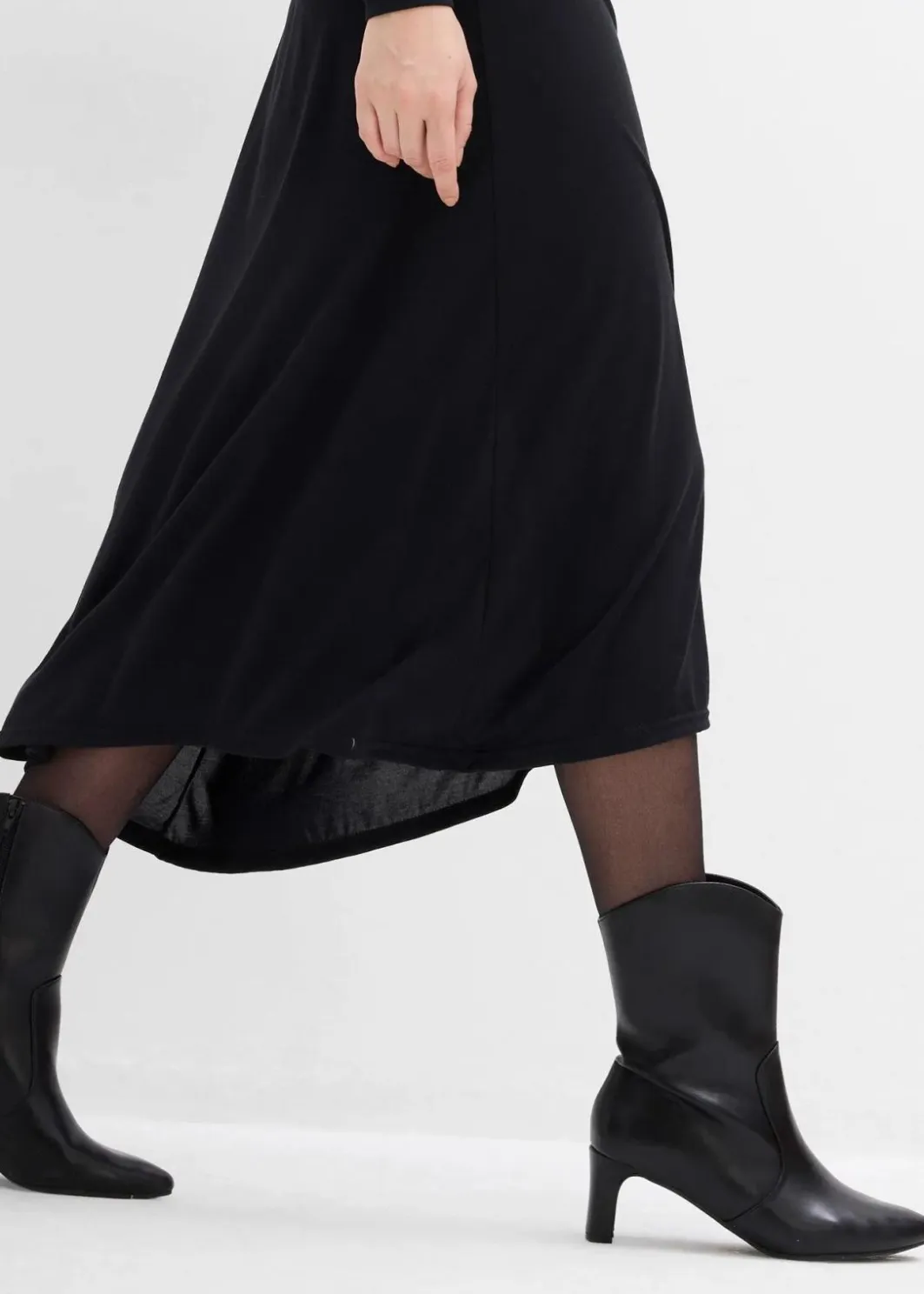 Damen bonprix Bekleidung·Pullover & Strickjacken|Kleider|Jerseykleid aus softem Modal-Mix