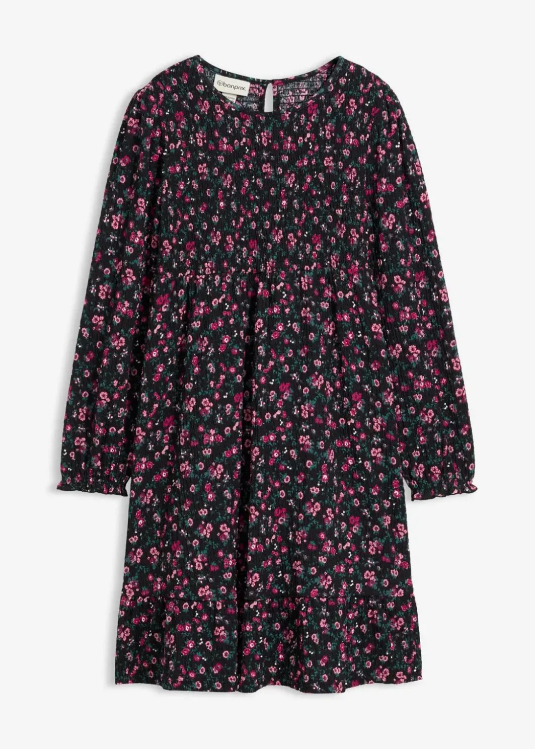 Discount Jerseykleid aus strukturiertem Crinkle Kinder Mädchen 9-16 Jahre·Kleider & Jumpsuits