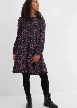 Discount Jerseykleid aus strukturiertem Crinkle Kinder Mädchen 9-16 Jahre·Kleider & Jumpsuits