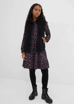 Discount Jerseykleid aus strukturiertem Crinkle Kinder Mädchen 9-16 Jahre·Kleider & Jumpsuits