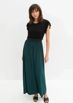 Online Jerseykleid aus Viskose Damen Bekleidung·Pullover & Strickjacken|Kleider