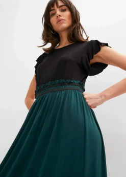 Online Jerseykleid aus Viskose Damen Bekleidung·Pullover & Strickjacken|Kleider