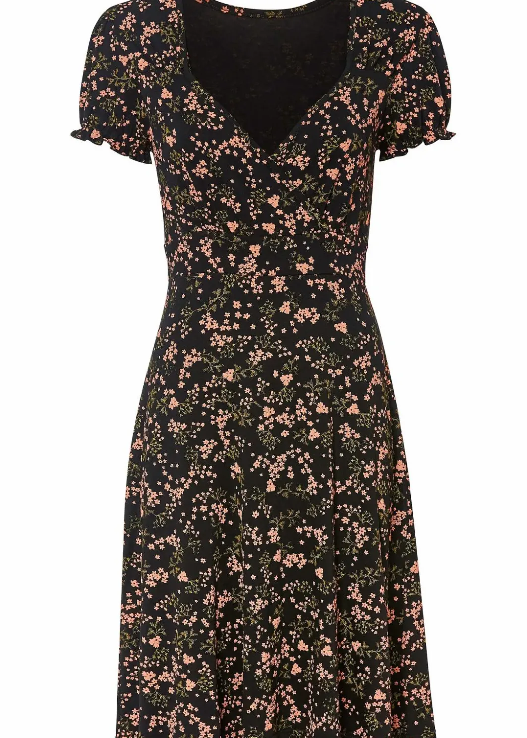 Online Jerseykleid aus Viskose-Mix Damen Nachhaltigere Materialien|Kleider