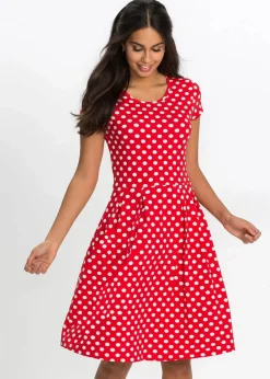 Damen bonprix Kleider|Nachhaltigere Materialien|Jerseykleid aus Viskose-Mix