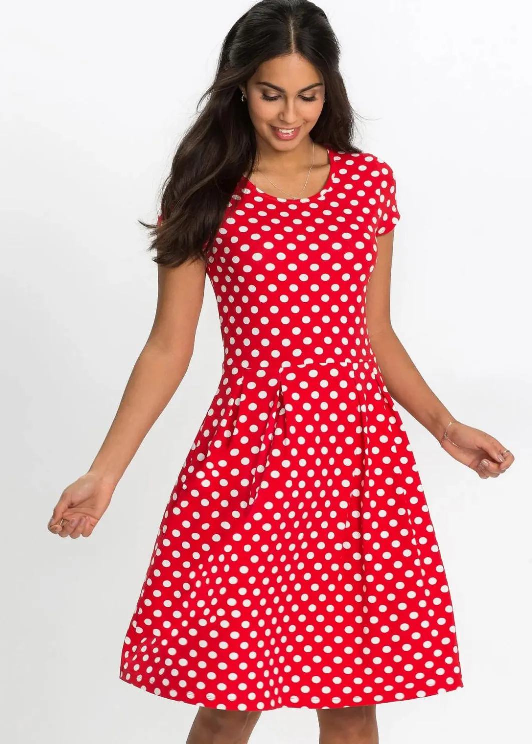 Damen bonprix Kleider|Nachhaltigere Materialien|Jerseykleid aus Viskose-Mix