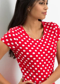 Damen bonprix Kleider|Nachhaltigere Materialien|Jerseykleid aus Viskose-Mix
