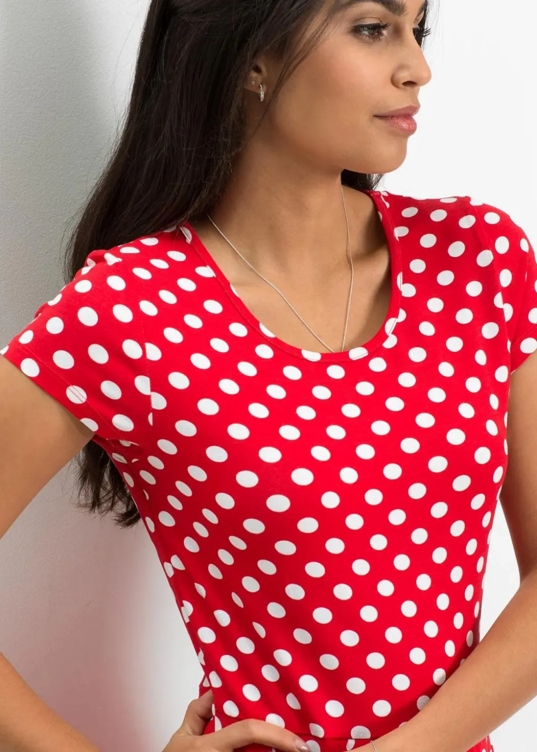 Damen bonprix Kleider|Nachhaltigere Materialien|Jerseykleid aus Viskose-Mix