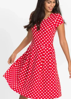 Damen bonprix Kleider|Nachhaltigere Materialien|Jerseykleid aus Viskose-Mix
