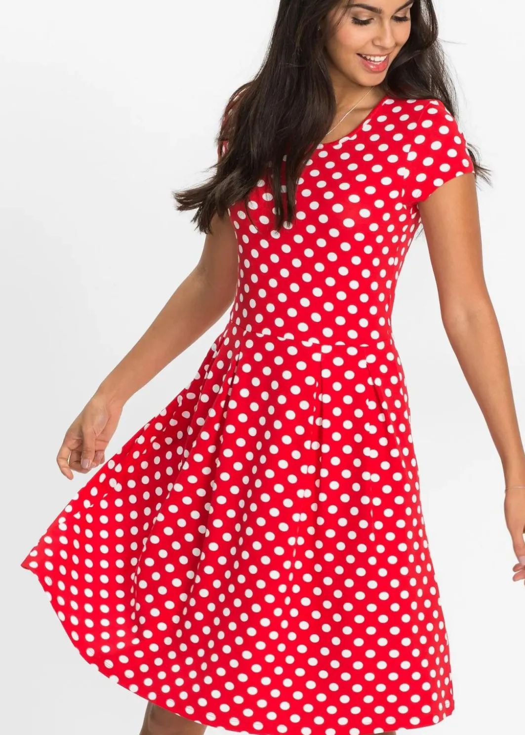 Damen bonprix Kleider|Nachhaltigere Materialien|Jerseykleid aus Viskose-Mix